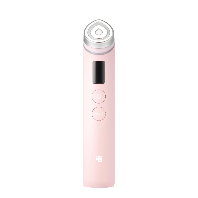 Medicube Age-R Booster Pro Pink styled in a clean, high-end composition highlighting advanced skincare technology