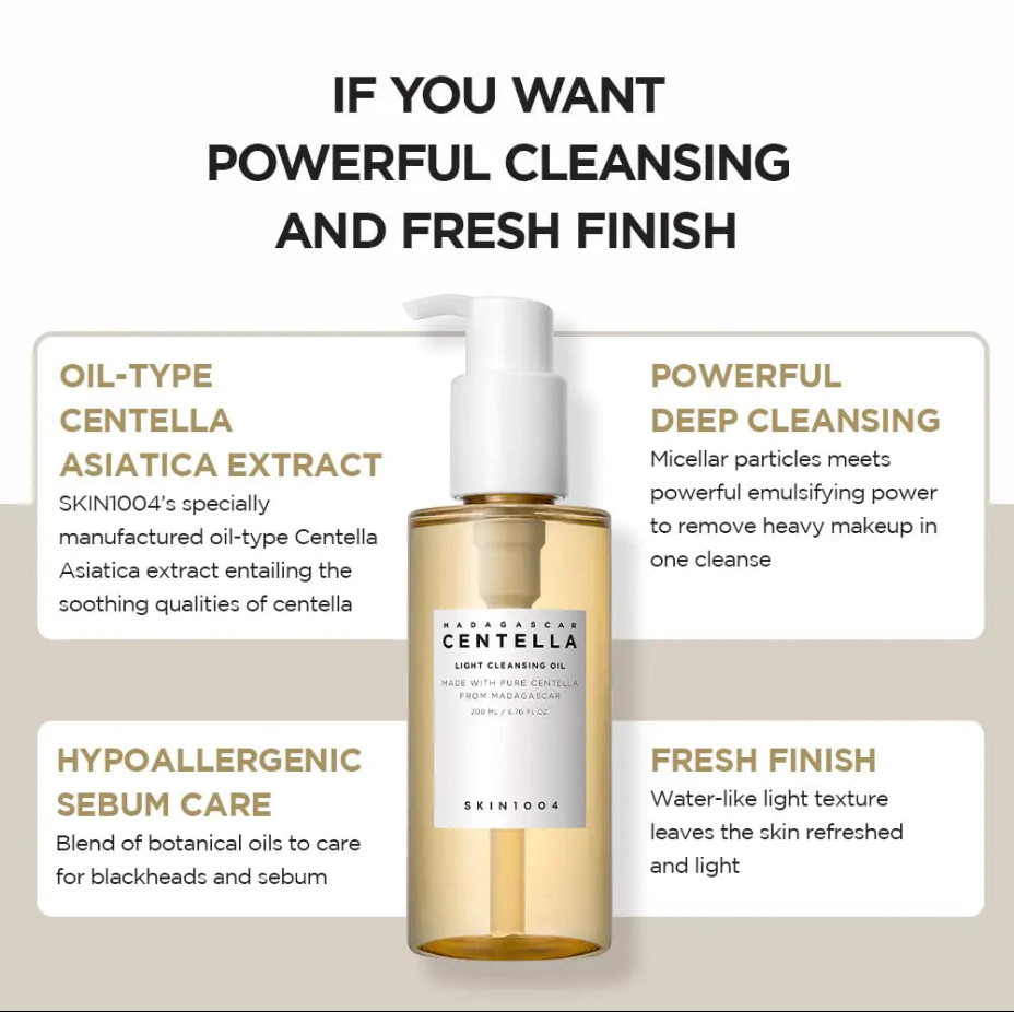 Madagascar Centella Light Cleansing Oil 200ml
