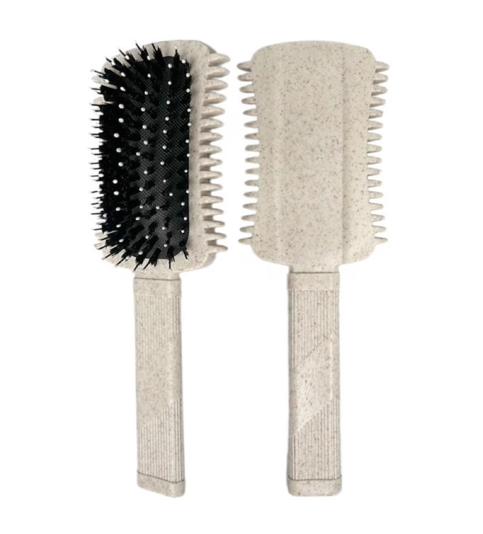 Beaute Mafia curl defining two hairbrushes back and front facing on a white background.