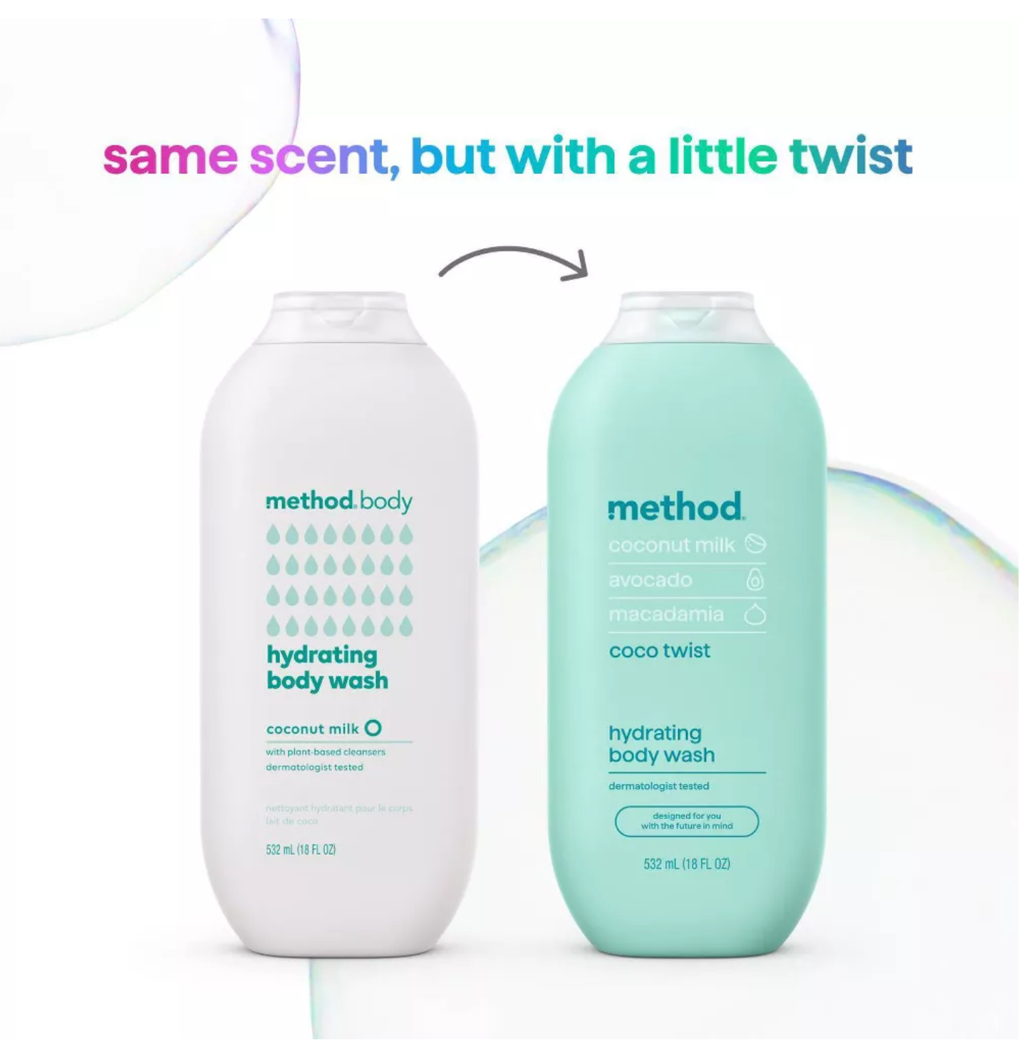 Coco Twist Hydrating Body Wash 530ml