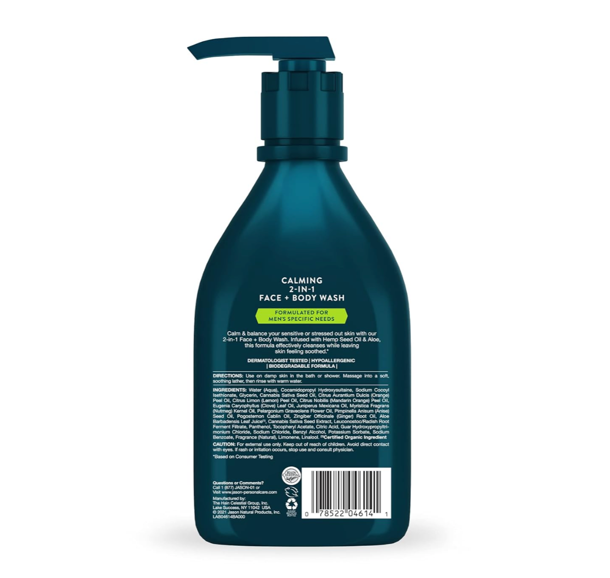 Calming 2-in-1 Face and Body Wash 473ml