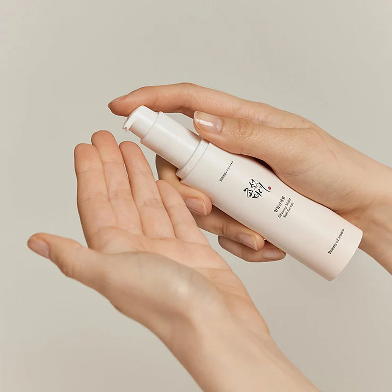 Beauty of Joseon Ginseng Moist Sun Serum 50ml helping to keep skin hydrated, smooth and protected throughout the day