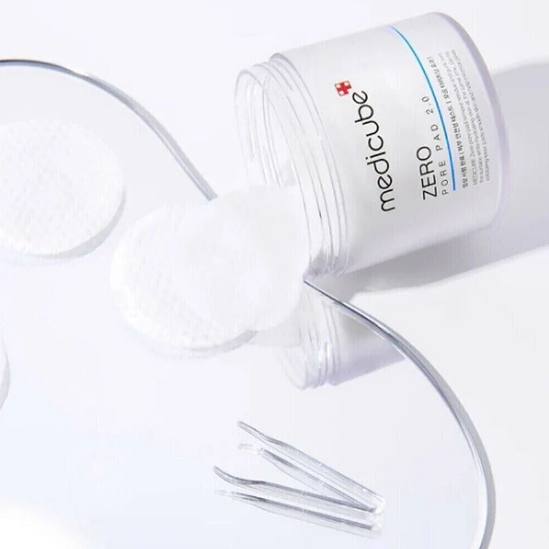 MEDICUBE Zero Pore Pad dual texture toner pads designed for gentle exfoliation and smoothing care