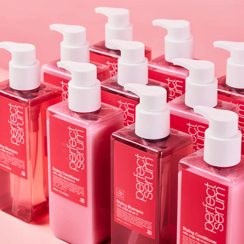 MISE EN SCENE Perfect Serum Styling Conditioner 680ml for nourishing smoothing dry hair improving softness shine and manageability