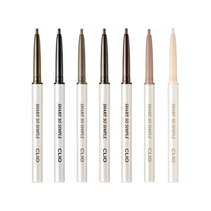 CLIO Sharp So Simple Waterproof Pencil Liner 0.14g for smooth defined eyes with a polished finish