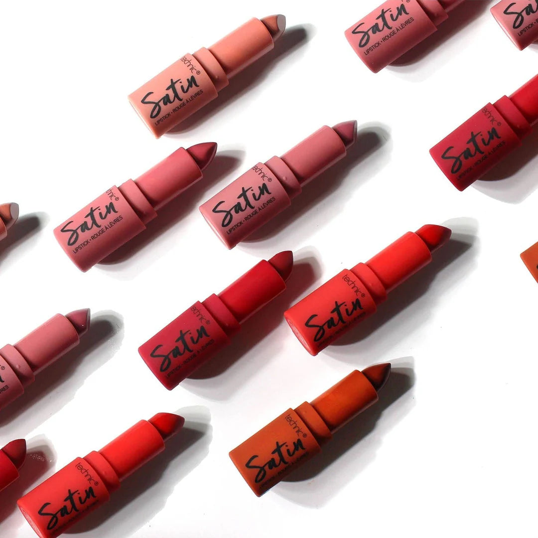 Technic Satin Lipstick satin finish lipstick for smooth application comfortable wear and soft radiant colour