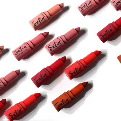 Technic Satin Lipstick satin finish lipstick for smooth application comfortable wear and soft radiant colour