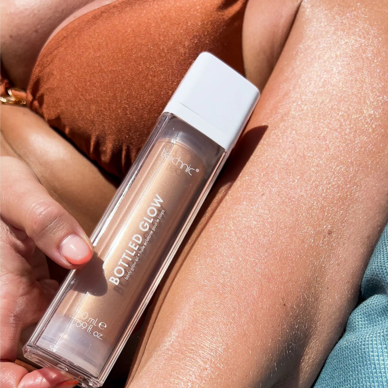Technic Sundrenched Bottled Glow 50ml for luminous complexion with natural glow and smooth skin finish