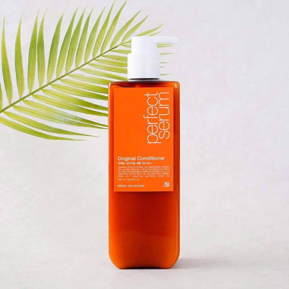 MISE EN SCENE Perfect Serum Original Conditioner 680ml for nourishing repairing dry damaged hair restoring softness shine and strength