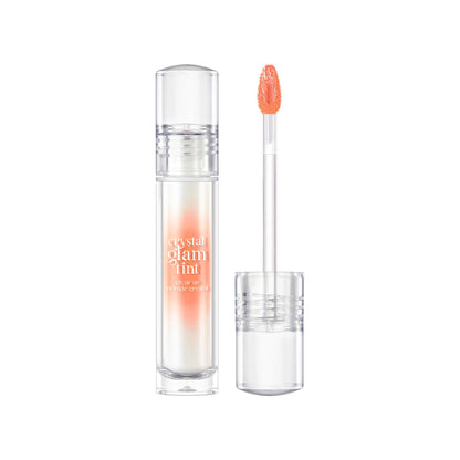 CLIO Crystal Glam Tint lip shade Koshort Pearl Coral 3.4g tint for glossy colour with a smooth glass like finish