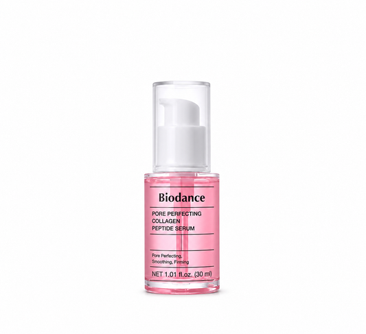 Biodance Pore Perfecting Collagen Peptide Serum for smoother skin with refined pores and a healthy radiant finish