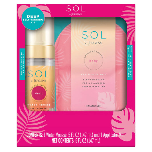 SOL Self Tanning kit 5 Oz + 1 Mitt