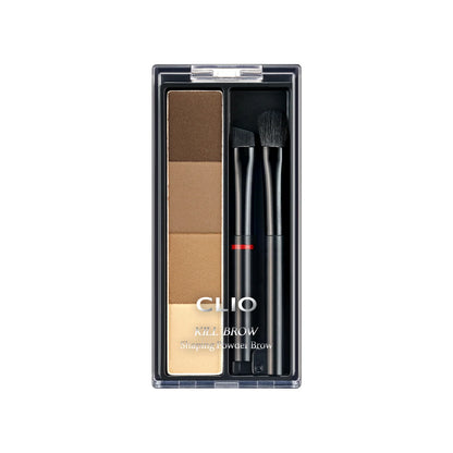 CLIO Kill Brow Shaping Powder Brow 2.4g shade Warm Brown brow powder for soft warm toned filling and natural diffused brow definition