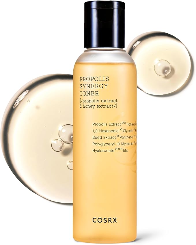 COSRX Full Fit Propolis Synergy Toner 150ml for glowing skin with a smooth and nourished feel
