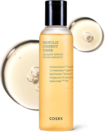 COSRX Full Fit Propolis Synergy Toner 150ml for glowing skin with a smooth and nourished feel