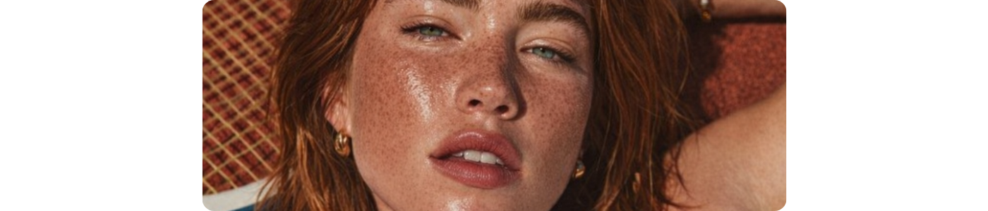 Editorial beauty close-up highlighting hydrated, radiant skin