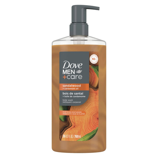 Men+Care Sandalwood + Cardamom Oil Body Wash 769ml