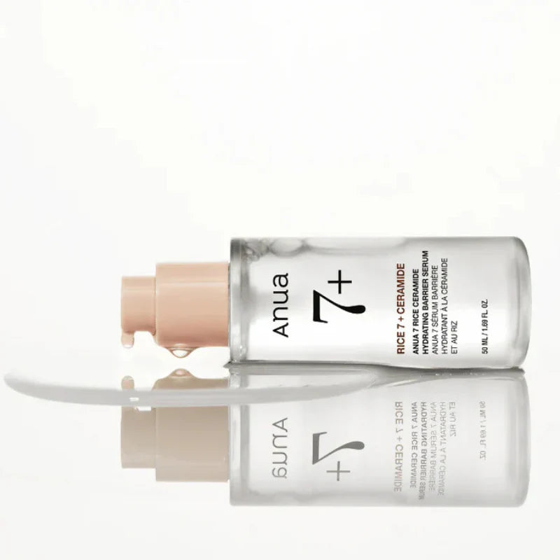ANUA 7 Rice Ceramide Hydrating Barrier Serum 50ml serum for restoring moisture and improving skin comfort