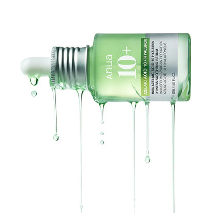 ANUA Azelaic Acid 10 Hyaluron Redness Soothing Serum 30ml serum for reducing visible redness and improving skin comfort
