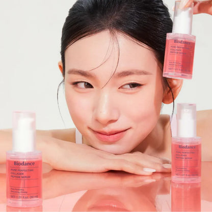 Biodance Pore Perfecting Collagen Peptide Serum for refined skin with a smooth radiant finish