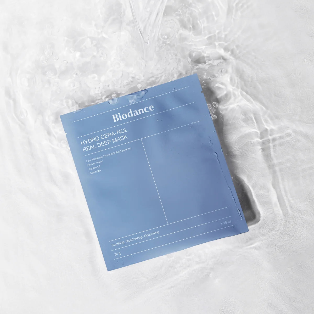 Biodance Hydro Cera nol Real Deep Mask 34g sheet mask for restoring moisture and improving skin comfort