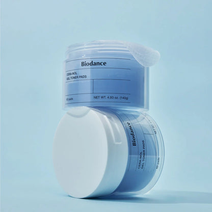 Biodance Cera nol Gel Toner Pads 60 pads for daily skin prep with calming and smoothing benefits
