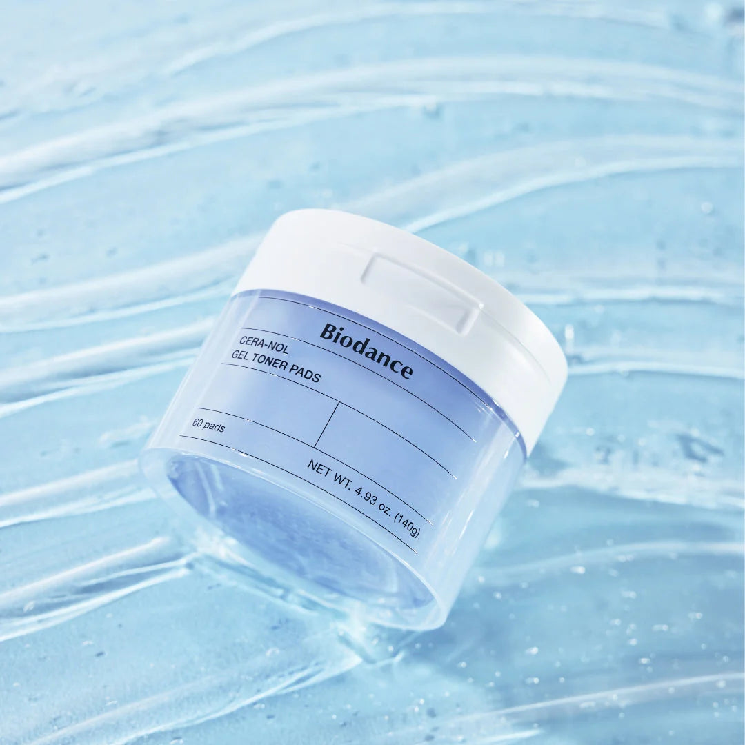 Biodance Cera nol Gel Toner Pads 60 pads pre soaked gel toner pads for restoring moisture and improving skin comfort