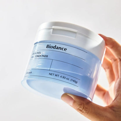 Biodance Cera nol Gel Toner Pads 60 pads for restoring moisture and supporting the skin barrier