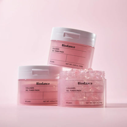 Biodance Collagen Gel Toner Pads for quick hydration and improved skin texture 60 pads