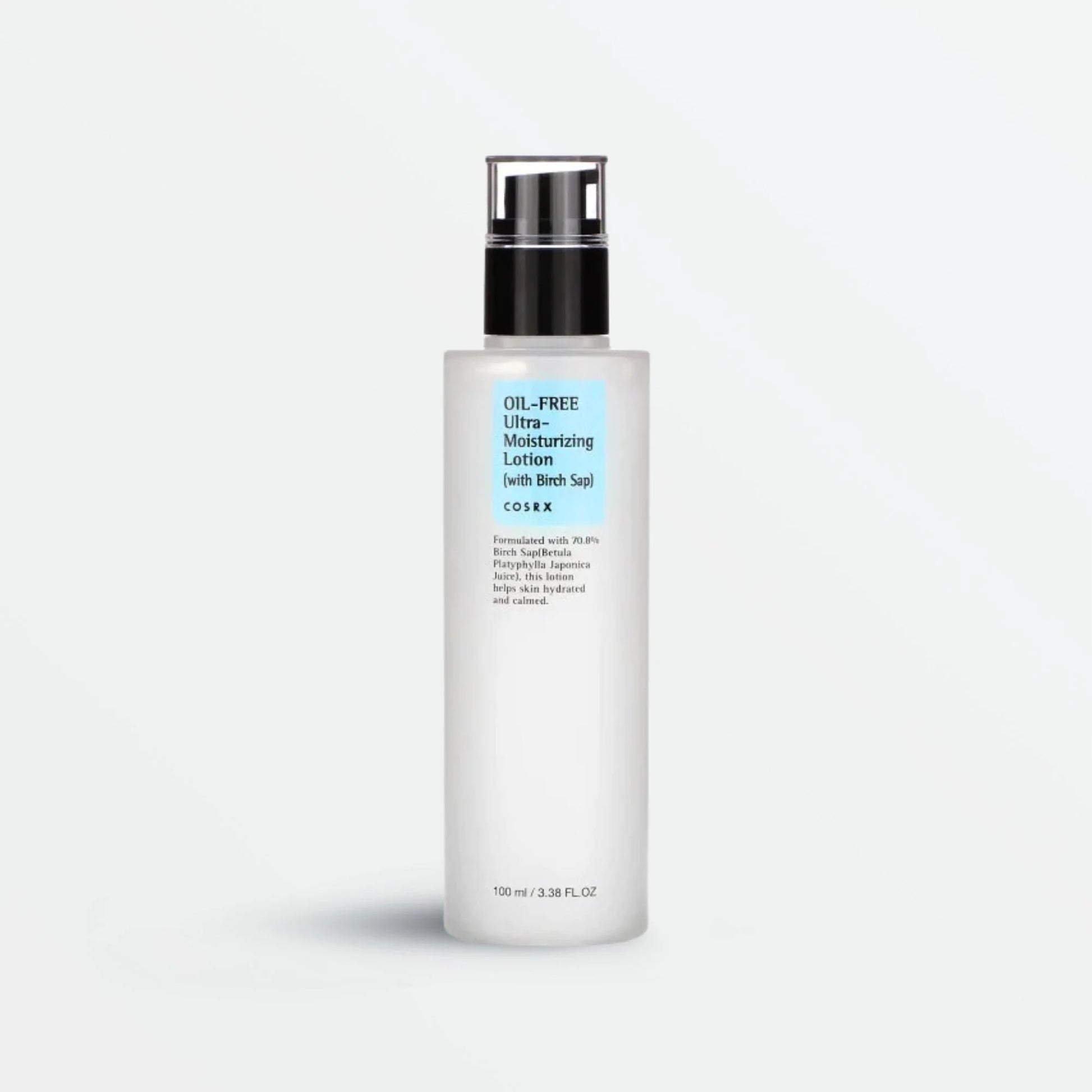 COSRX Oil Free Ultra Moisturizing Lotion With Birch Sap 100ml for smooth skin with soft moisture and a clean feel