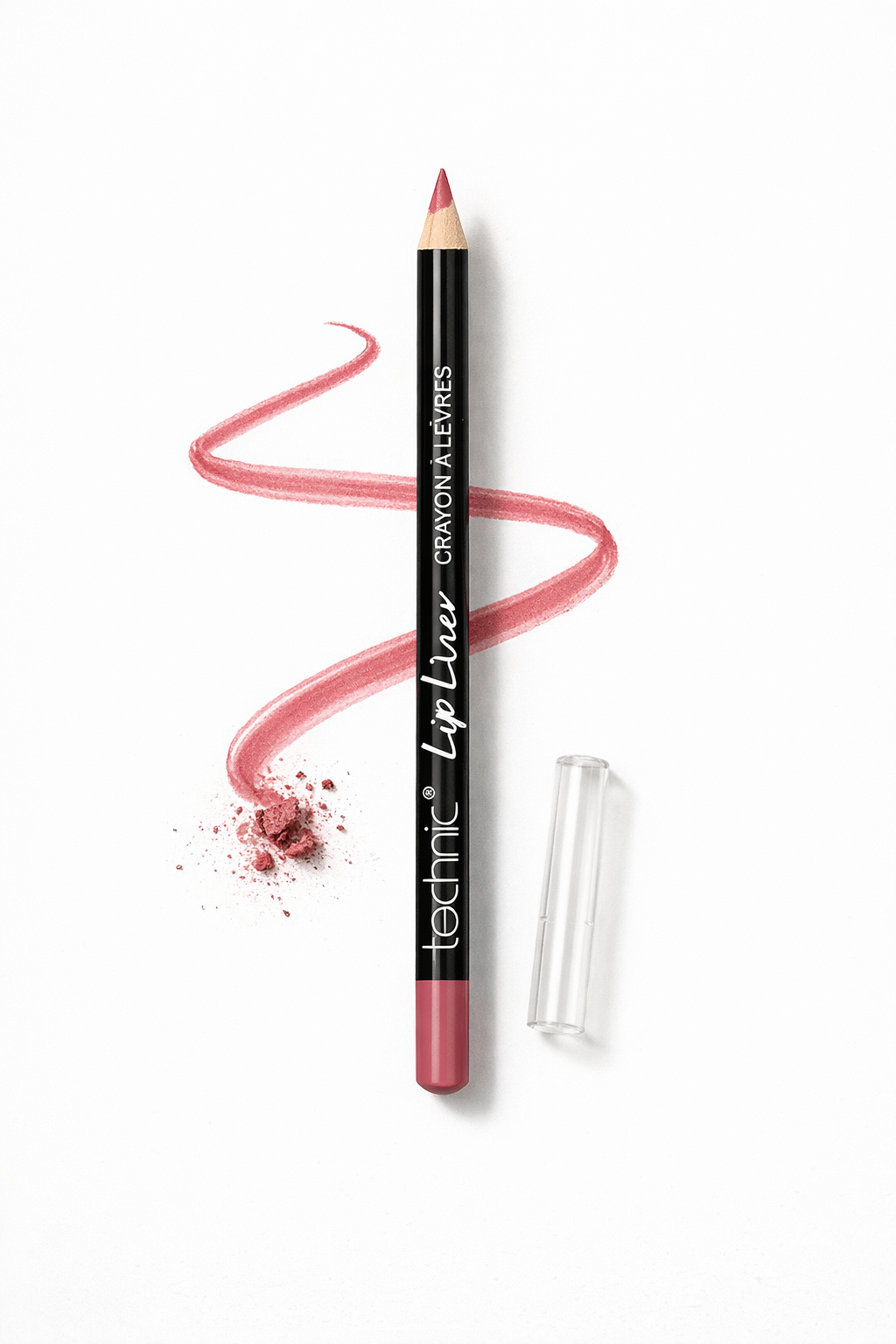 Technic Wooden Lip Pencil lip liner for precise definition smooth application and long lasting colour