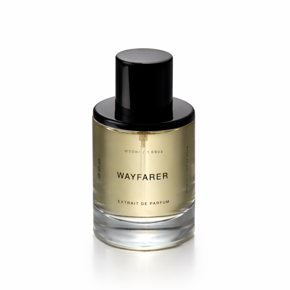 Solid State Wayfarer Extrait de Parfum 50ml concentrated fragrance designed for long-lasting wear with a fresh, refined scent profile