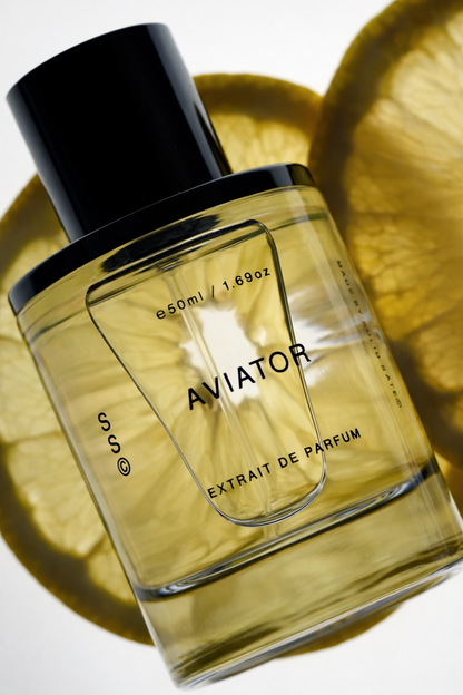 Solid State Aviator offering a crisp, modern scent profile with balanced projection