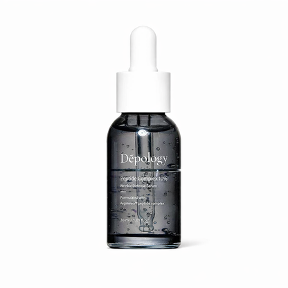 Depology Peptide Complex 10% Wrinkle Defence Serum 30ml serum with peptides for smoothing fine lines and refining skin texture