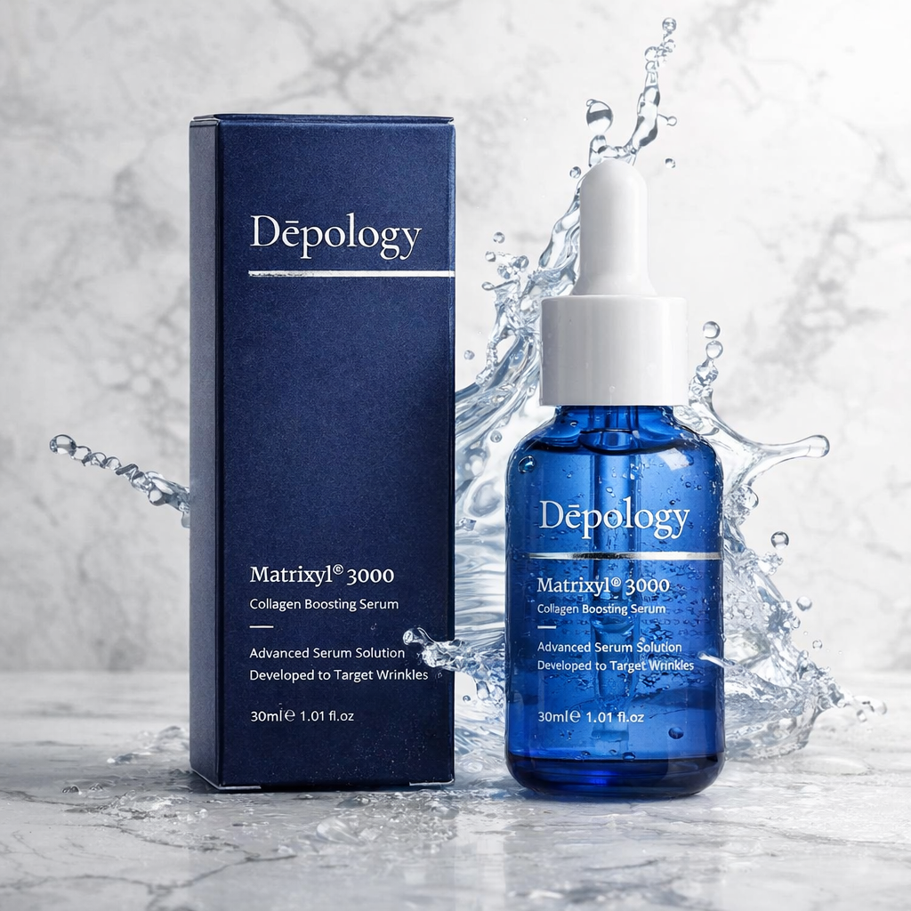 Depology Matrixyl 3000 Collagen Serum 30ml peptide serum for improving firmness and reducing visible signs of ageing
