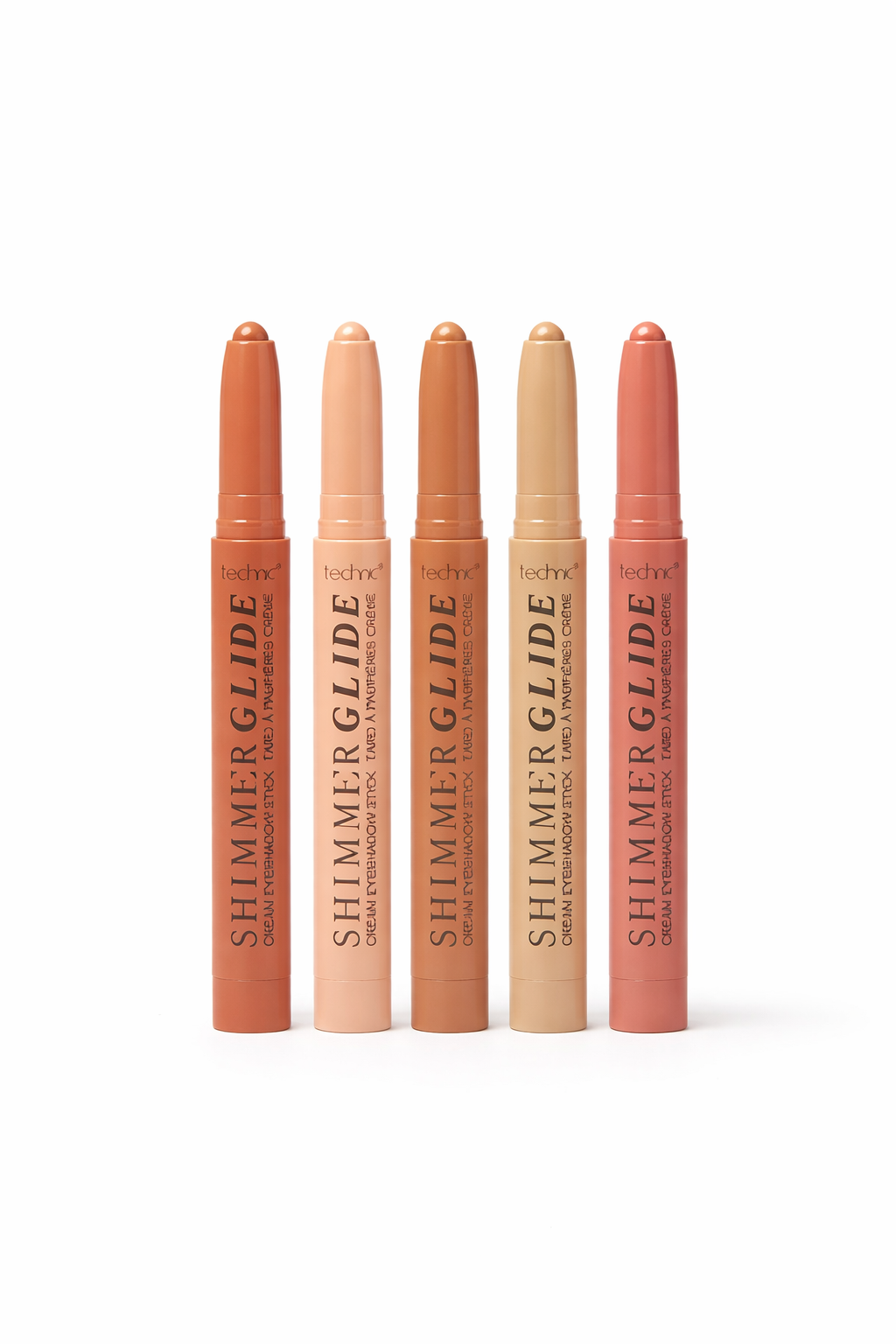Technic Shimmer Glide Cream Eyeshadow Sticks 1.4g cream eyeshadow stick with shimmer finish for smooth glide and easy application