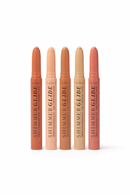 Technic Shimmer Glide Cream Eyeshadow Sticks 1.4g cream eyeshadow stick with shimmer finish for smooth glide and easy application