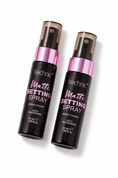 Technic Matte Setting Spray 31ml mattifying setting spray for reducing shine controlling oil and smooth finish