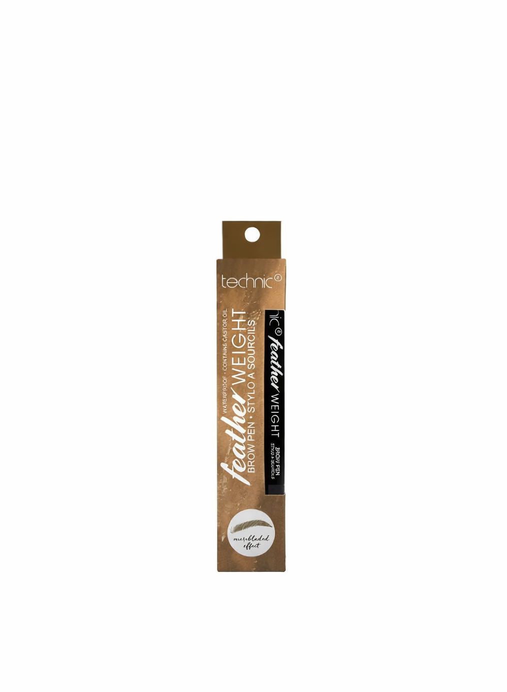 Technic Featherweight Brow Pen 0.7ml brow pen for natural hair like strokes precise definition and feathered lightweight finish