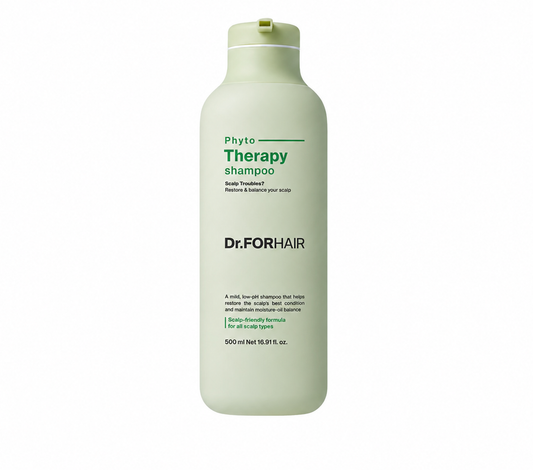 Dr FORHAIR Phyto Therapy Shampoo 500ml shampoo for gently cleansing hair and supporting a healthy balanced scalp