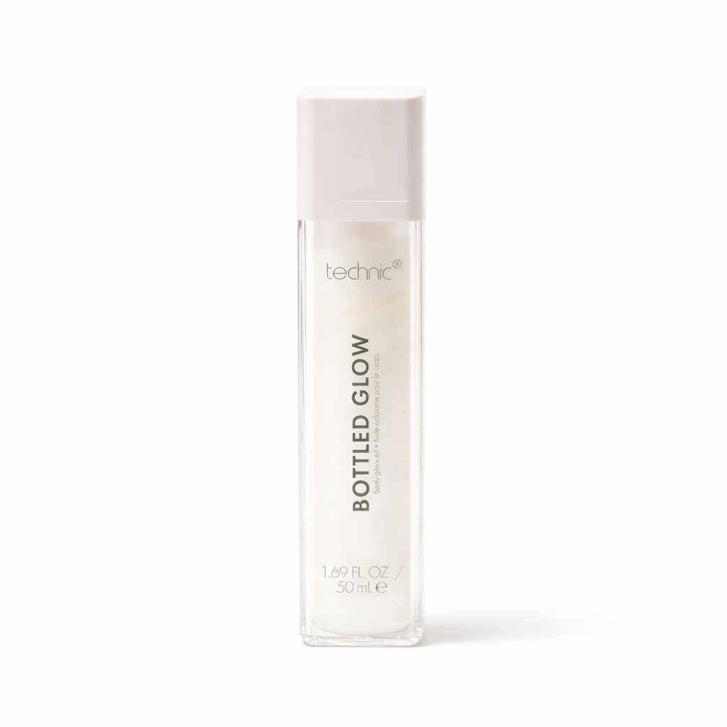 Technic Sundrenched Bottled Glow 50ml shade Moonlit Glow liquid glow enhancer for radiant skin luminous finish and smooth blending