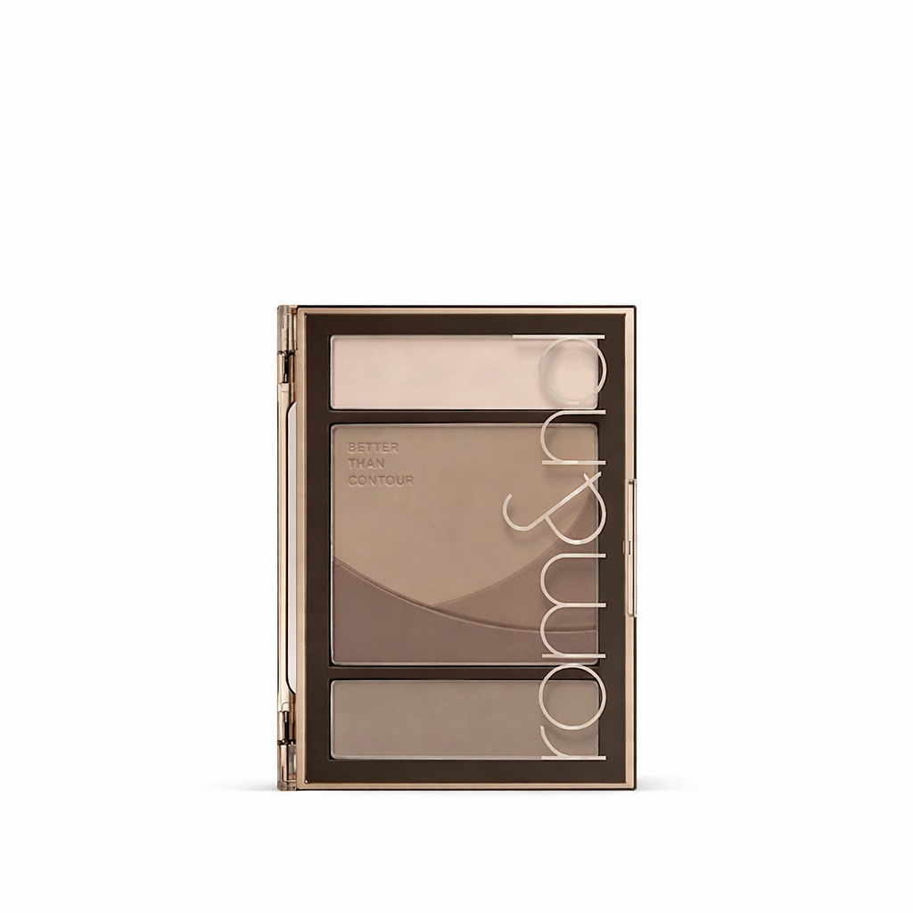 Rom&nd Better Than Contour 02 Gray Cool cool-toned contour palette with muted grey undertones for refined sculpting and shadow on light to medium skin