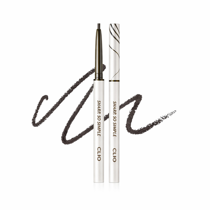 CLIO Sharp So Simple Waterproof Pencil Liner 0.14g shade Black Brown eyeliner for deeper definition with a refined natural look