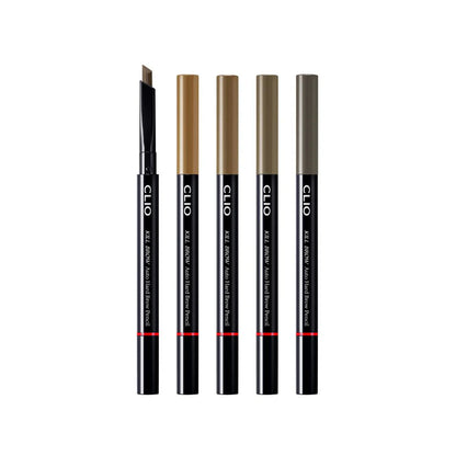 CLIO Kill Brow Auto Hard Brow Pencil 0.31g angled tip for detailed application and hair like brow strokes