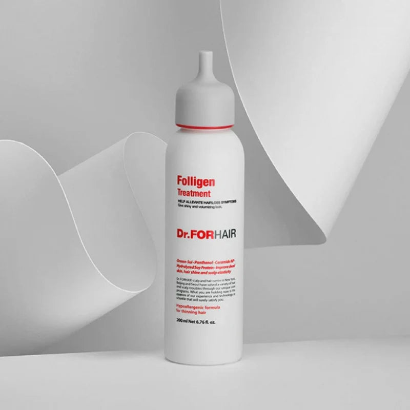 Dr FORHAIR Folligen Treatment 200ml for healthier looking hair with a smooth and nourished feel