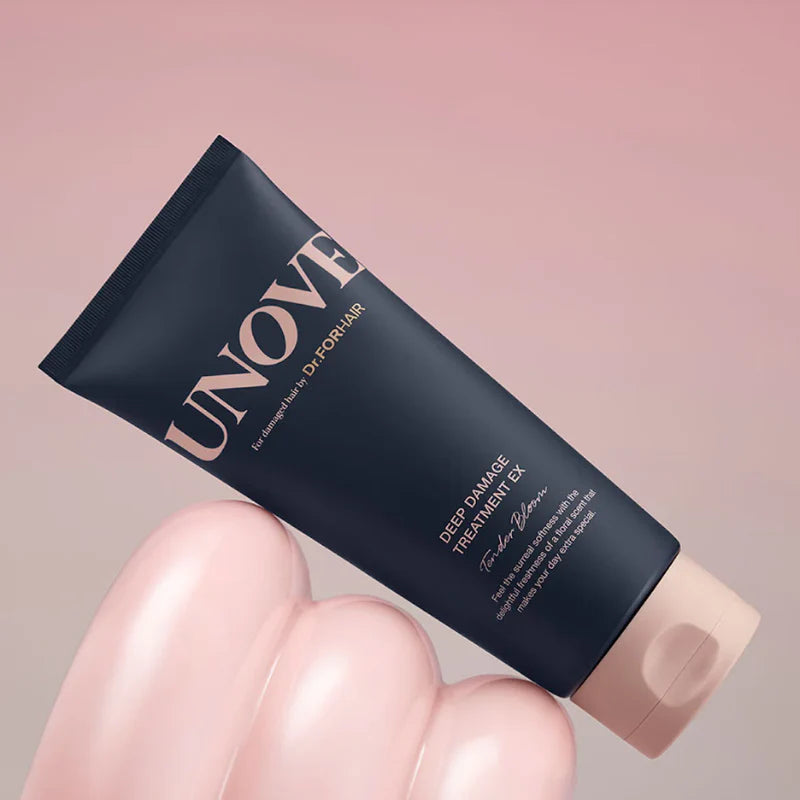 UNOVE Deep Damage Treatment EX 207ml for intensive repair of dry damaged hair restoring strength softness and shine