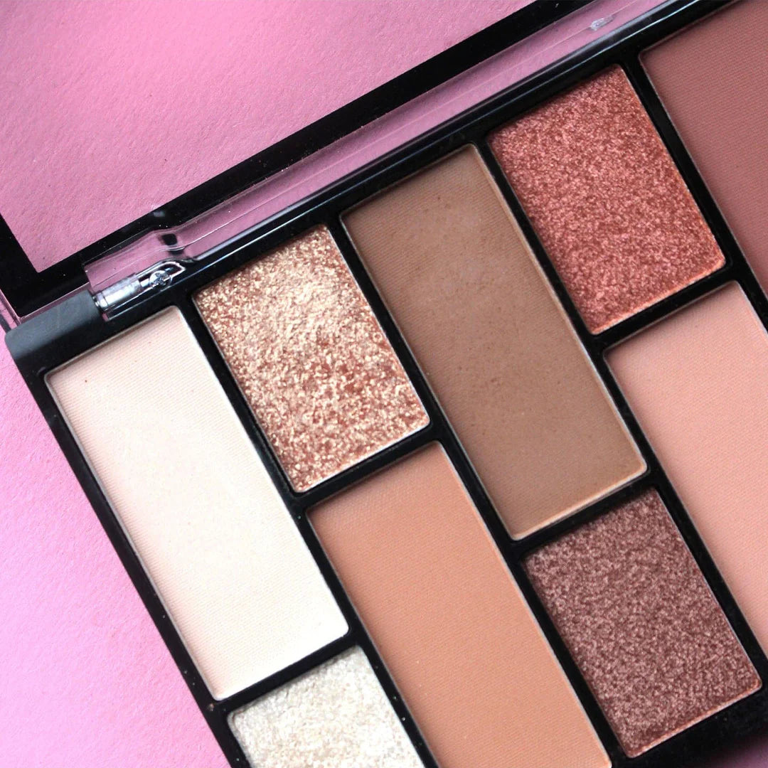 Technic Pressed Pigment Palette Exposed 30g eyeshadow palette with high pigment for bold eye looks