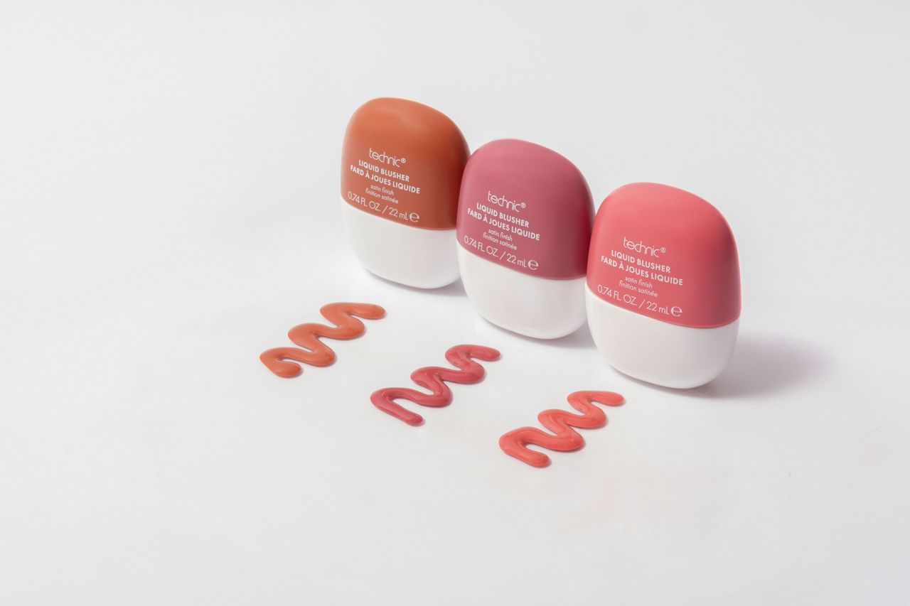 Technic Sundrenched Liquid Blush 22ml liquid blush for adding colour to cheeks with radiant finish and seamless blending