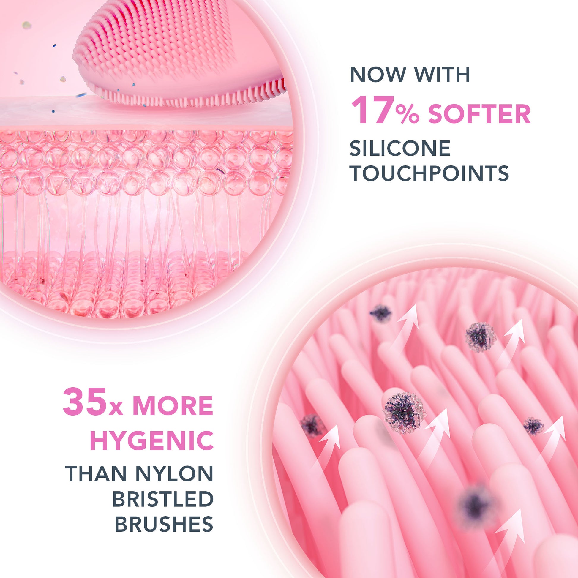FOREO LUNA™ 4 mini helping to cleanse pores, remove buildup and improve overall skin clarity