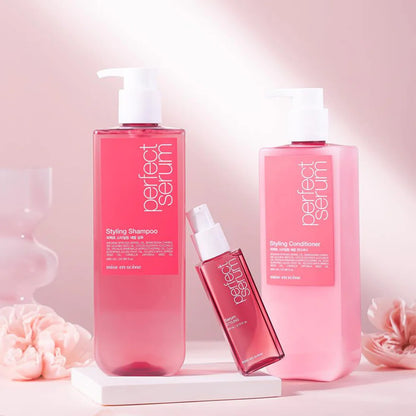 MISE EN SCENE Perfect Serum Styling Conditioner 680ml for silky smooth hair with frizz control enhanced shine and soft healthy finish